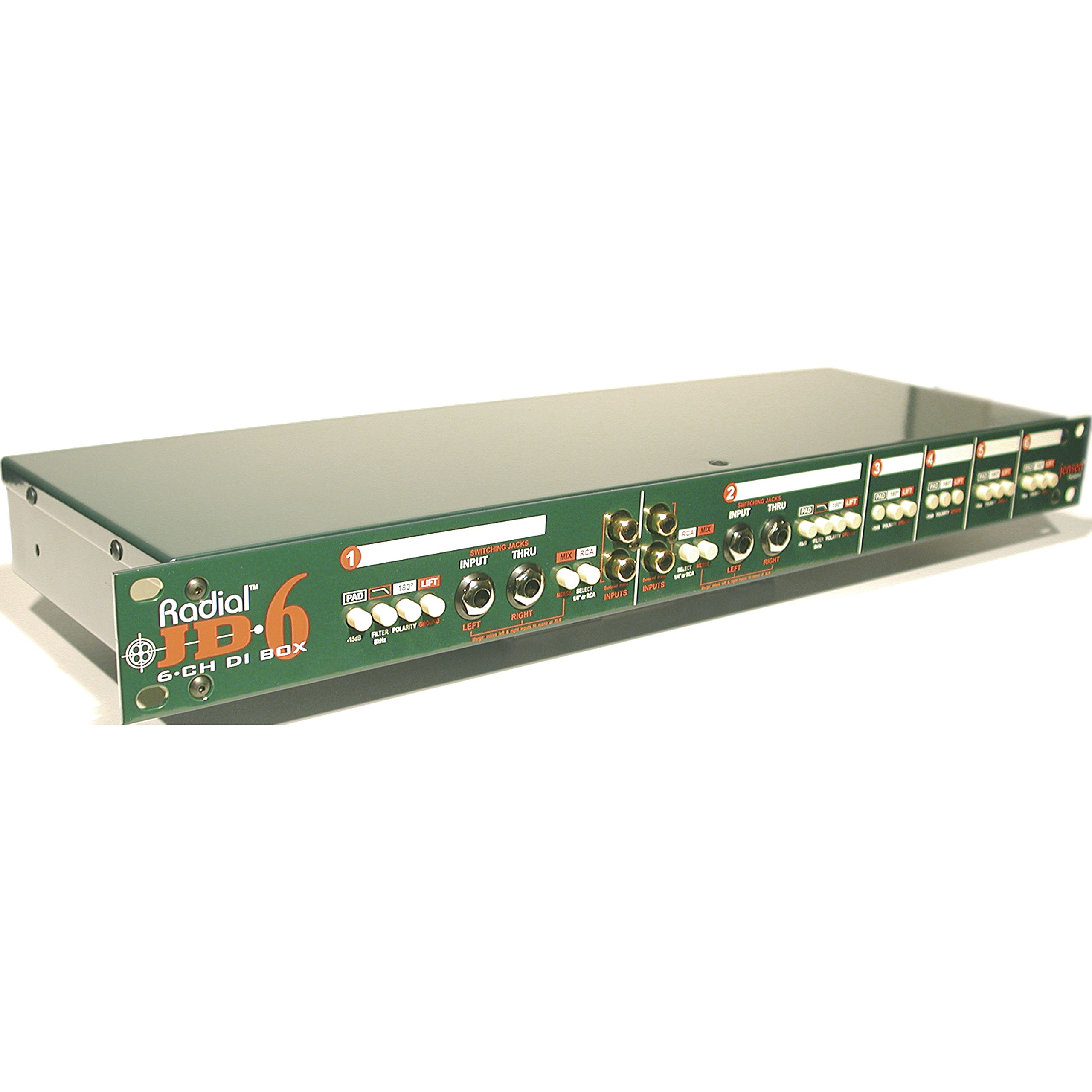 Radial JD6 6-Channel Passive Instrument Direct Box