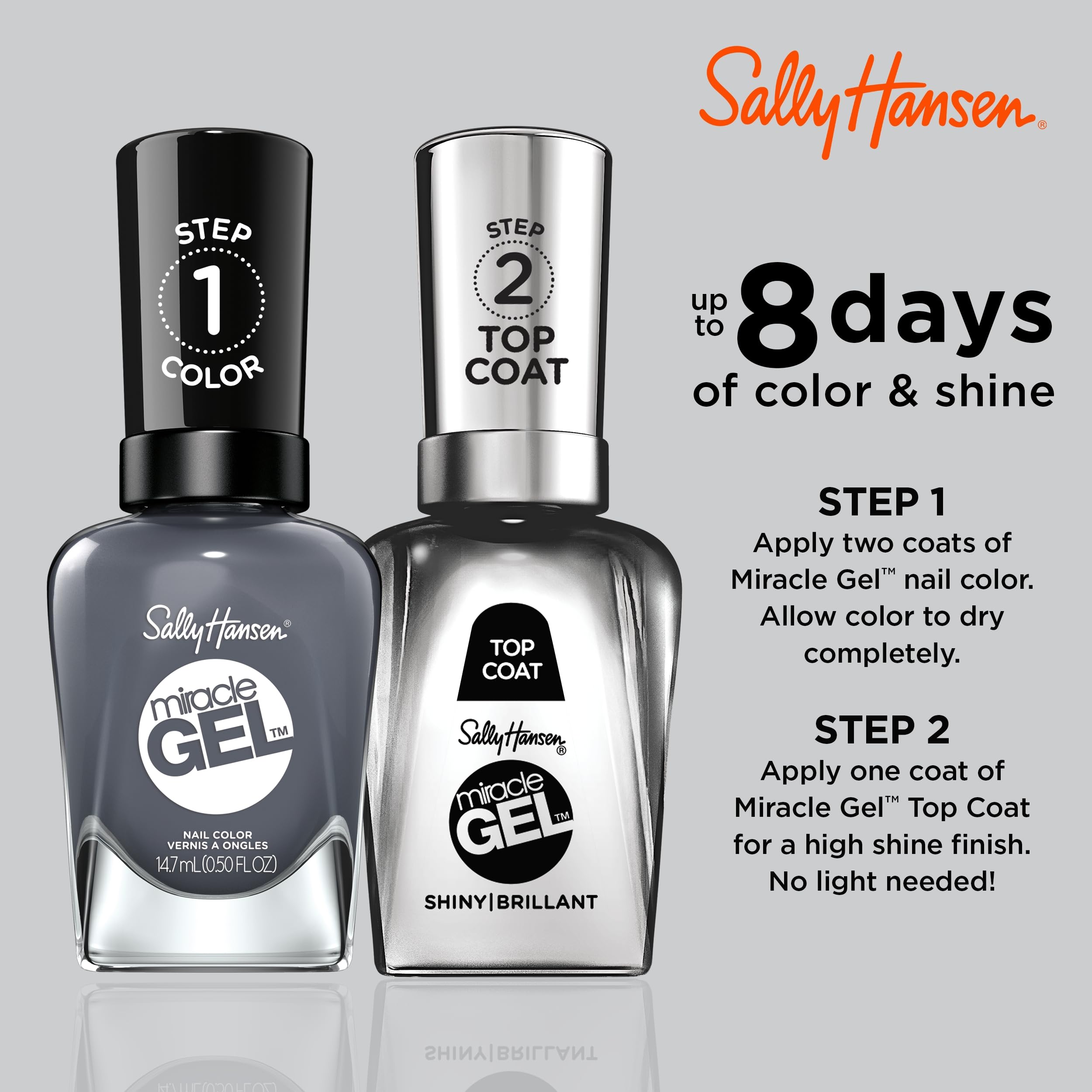 Amazon.com: Sally Hansen Miracle Gel Salon Quality Nail Polish