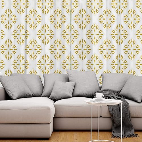 Miniatura 5 de FortuneHouse Blackout Curtains Thermal Insulated Modern Solid Pattern Metal Grommet Elegant Room Drapes Window Curtain for Bedroom Living Room 40x63