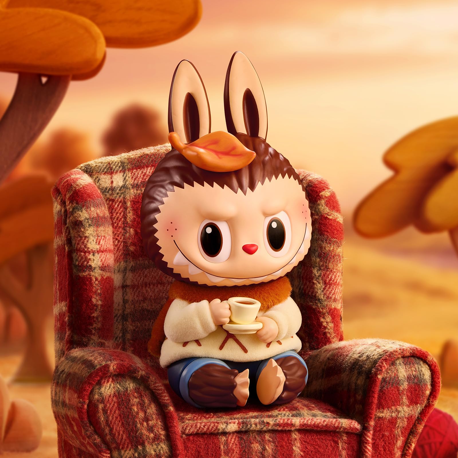 Amazon | 【POP MART 公式ストア】ZIMOMO Warm Sweater Figure labubu