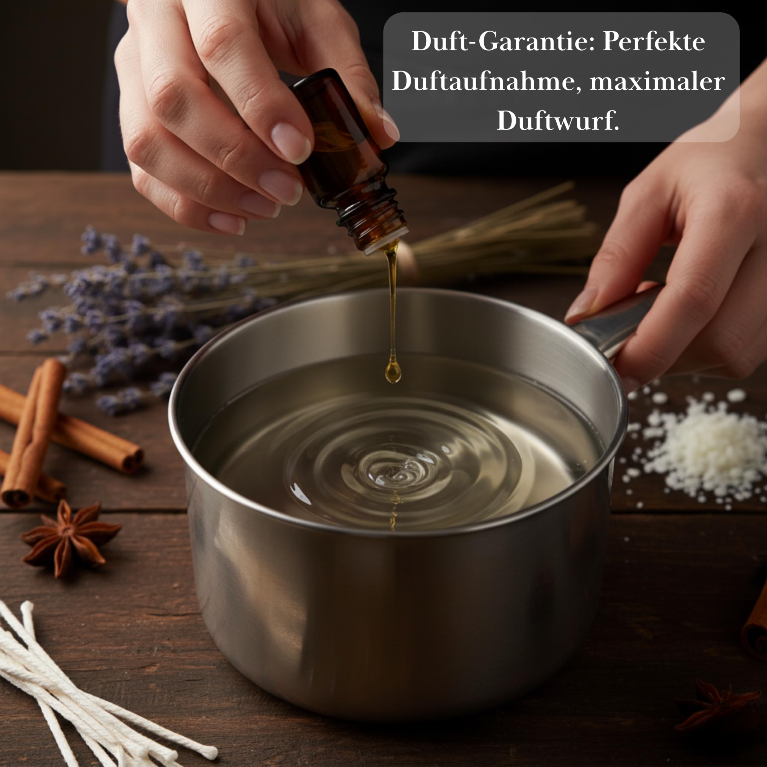 Sojawachs 3kg – Premium Kerzenwachs zum Gießen - DIY Kerzen selber machen - Natürlich, Vegan Öko & Nachhaltig - Ideal für Duftkerzen, Kerzenherstellung, pastillen, Soy Candle Wax