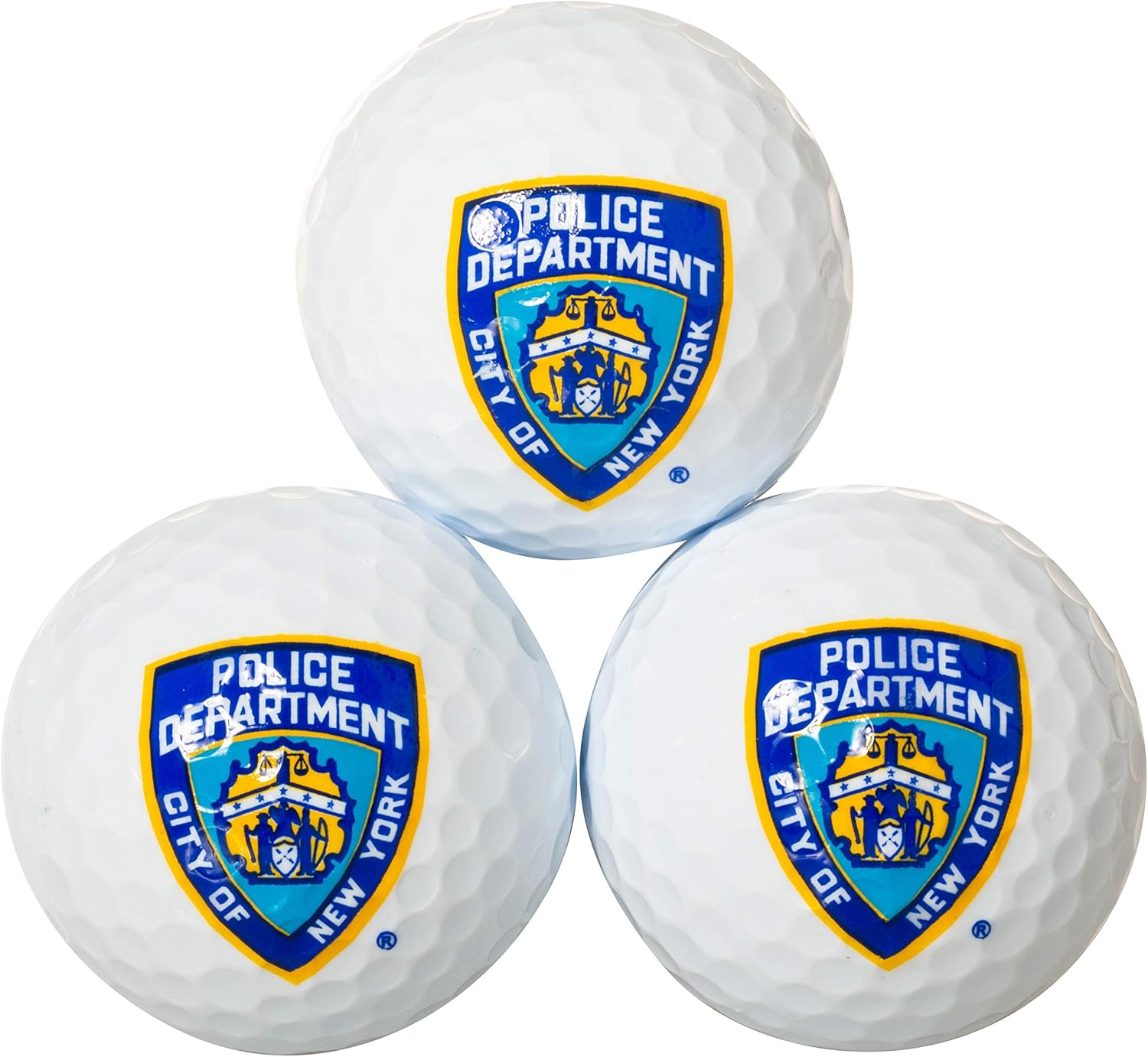 Artisan Owl Officially Licensed City of New York Police Department NYPD Set of 3 Golf Balls