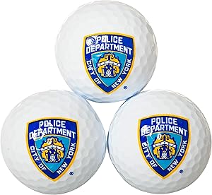 Artisan Owl Officially Licensed City of New York Police Department NYPD Set of 3 Golf Balls