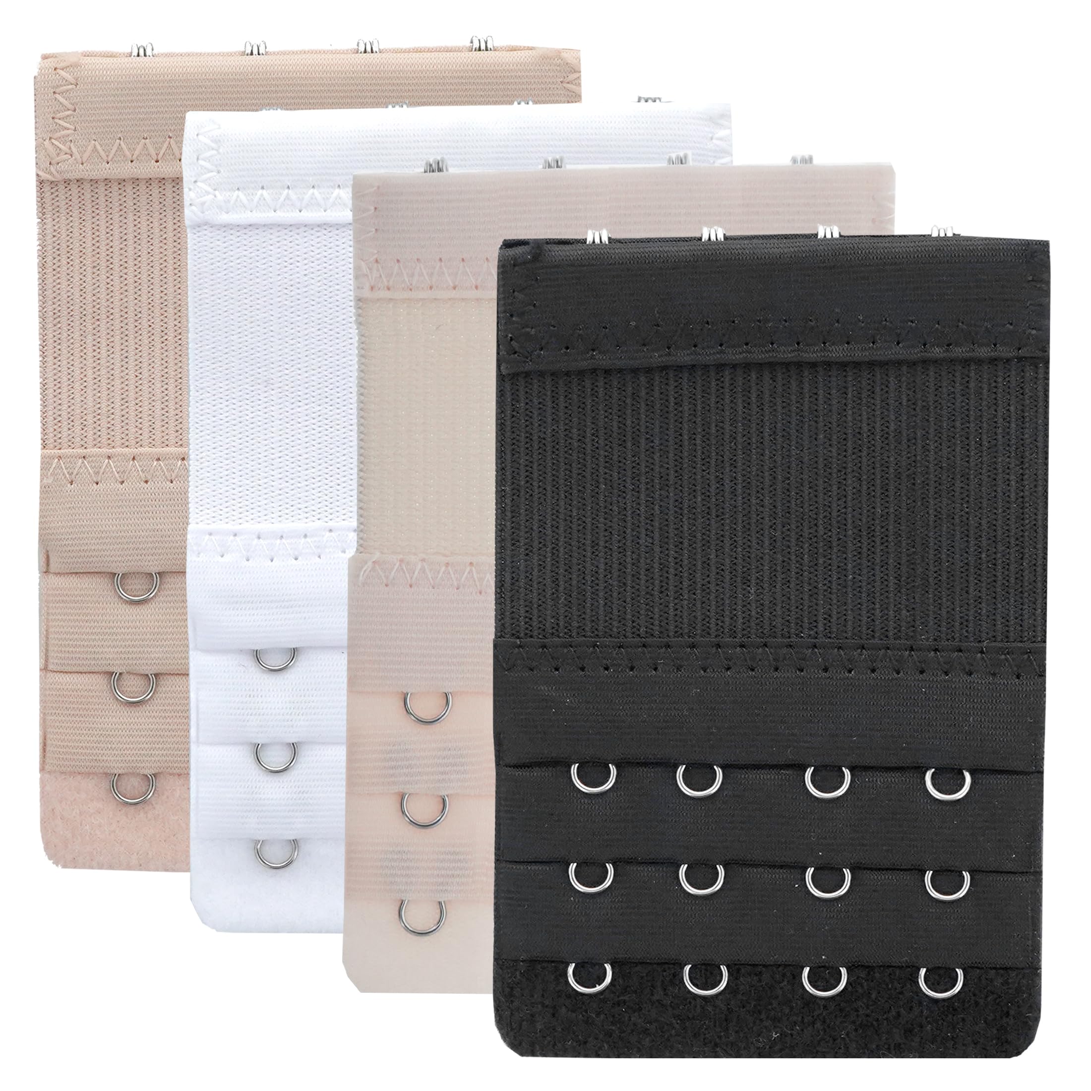 Women's Bra Extenders 4 Hook / 3 Hook / 5 Hook / 2 Hook Soft Comfortable Stretchy Bra Extension Strap