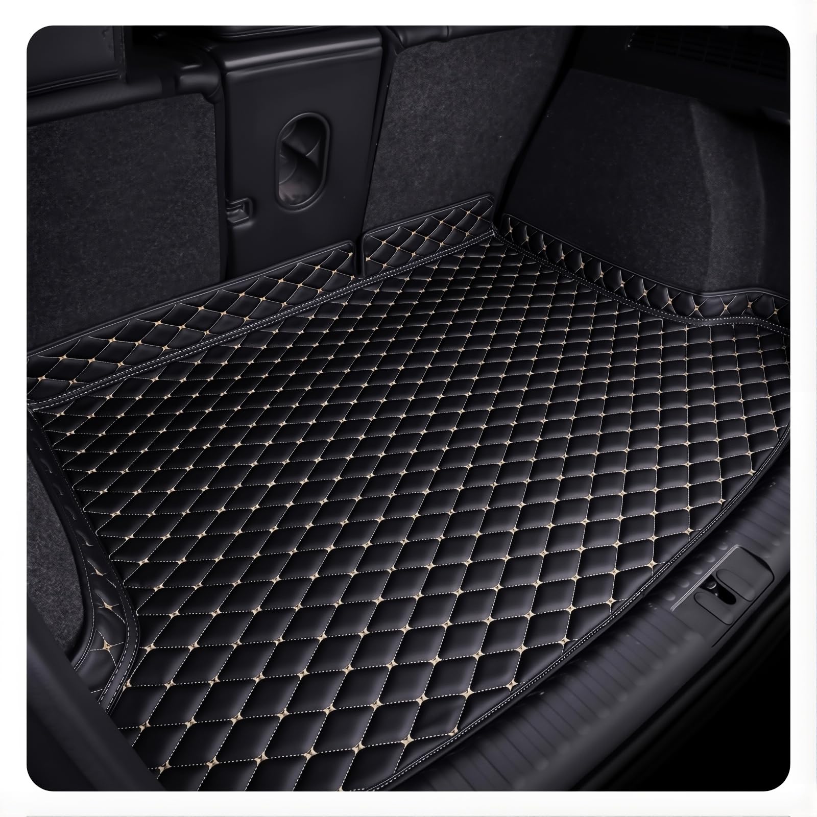 KOIYWQA Leather Boot Liner Mats for MG IM6 (2025+) Rear Trunk Protector Carpet Pad Cargo Protector Liners Custom Waterproof Antislip,C
