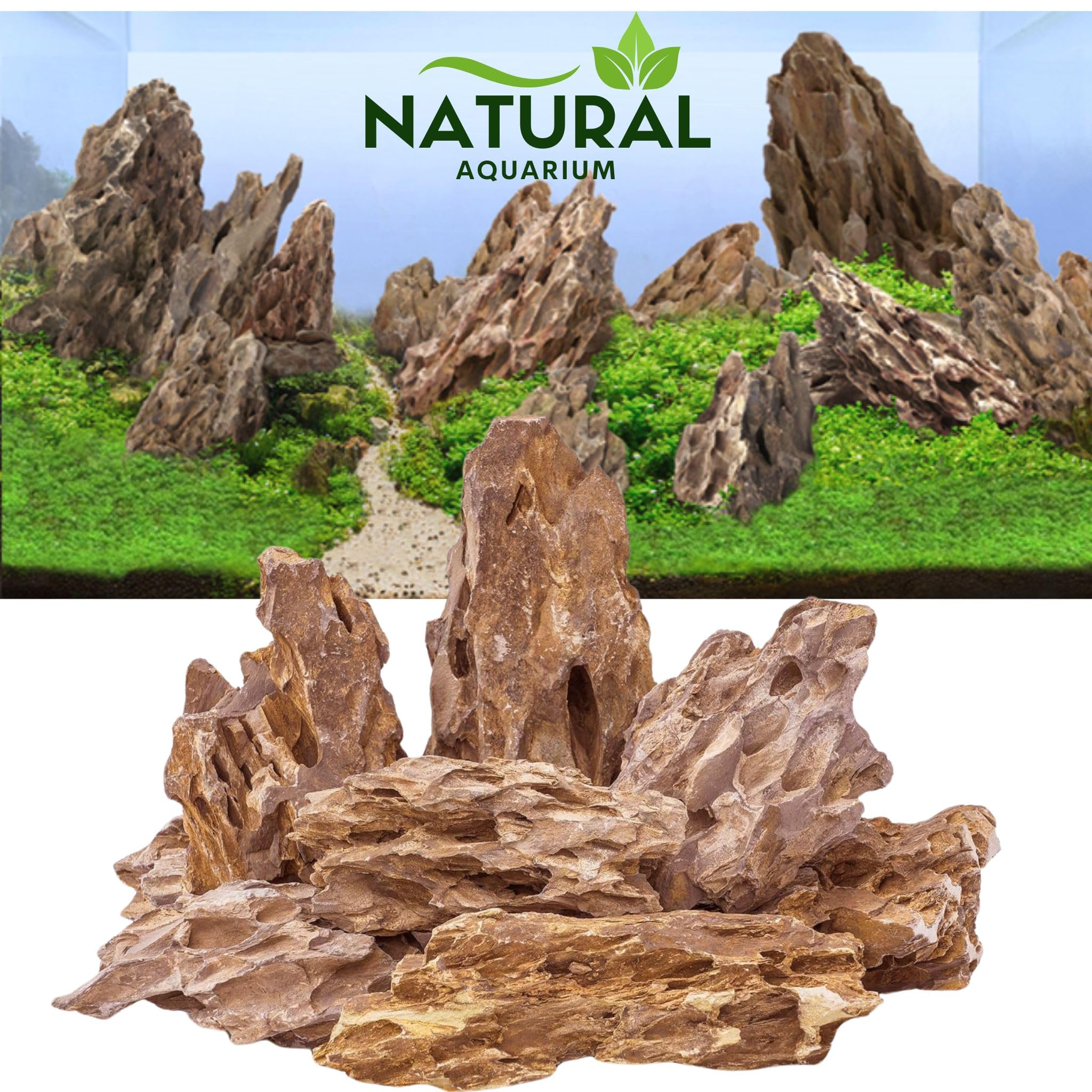 Aquascaping Dragon Rock (Ohko Stone) - 5 Kg | Natural Aquarium Rock for Planted Tanks & Aquascaping Layouts 3