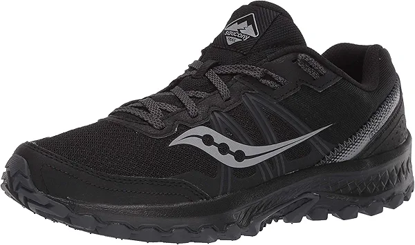 Saucony mens Excursion Tr14 Trail Running Shoe, Black/Charcoal, 11.5 Wide US