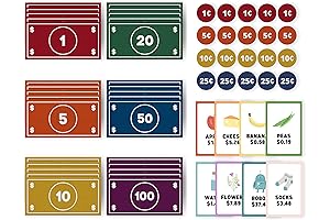 Pretend Play Kids Felt Money Educational Montessori Toy Dollars