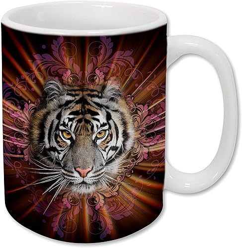 Miniatura 3 de Sweet Gisele Taza de tigre | Taza de café de cerámica | Colores ricos y vibrantes | Regalo perfecto para vacaciones | Apto para lavavajillas y