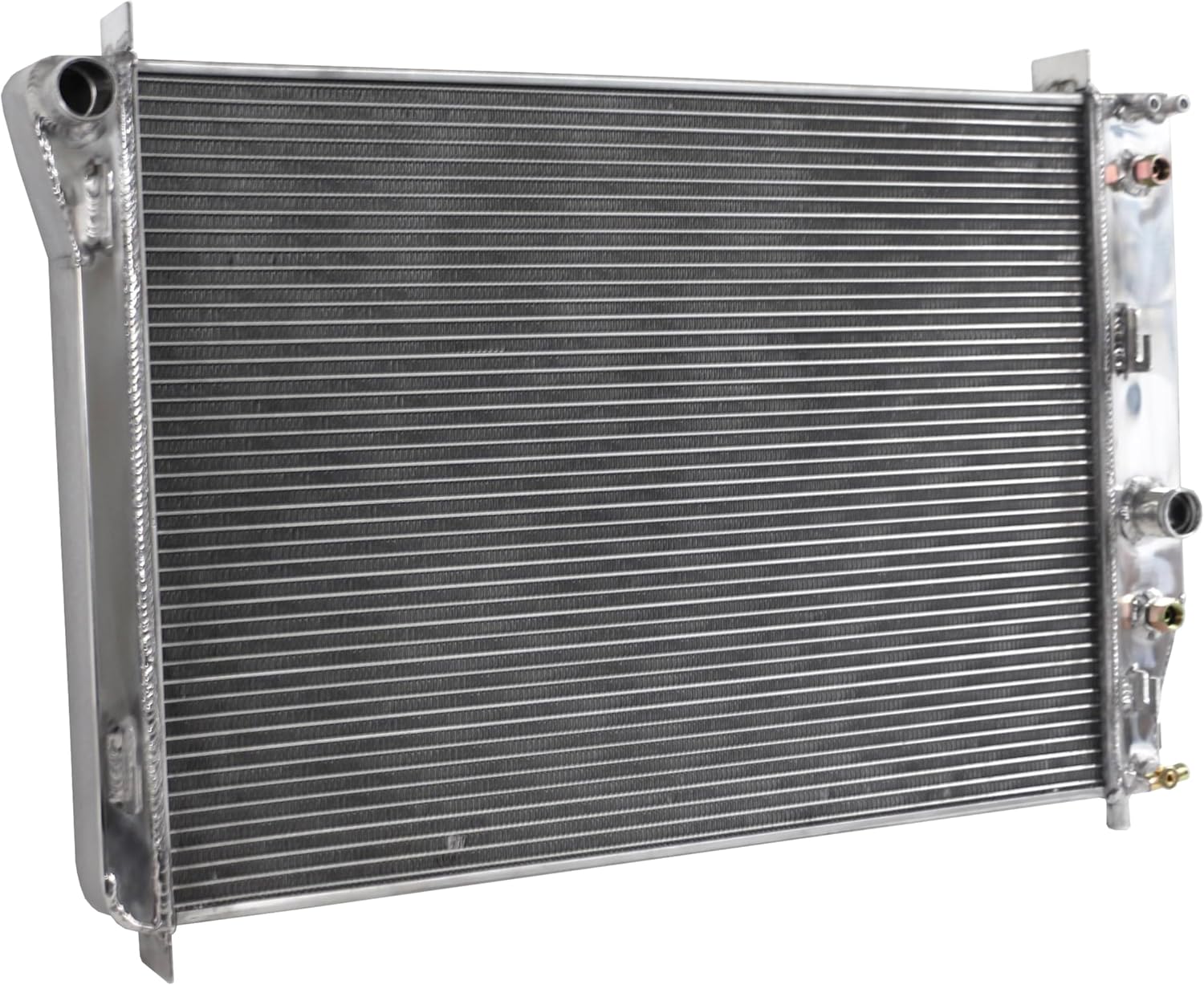3 Row Radiator Fits 1997-2004 Chevrolet Corvette Base Coupe 2-Door 5.7L 350Cu. V8 C5 Z06 Polished Aluminum 24.75"×18"