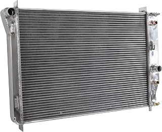 3 Row Radiator Fits 1997-2004 Chevrolet Corvette Base Coupe 2-Door 5.7L 350Cu. V8 C5 Z06 Polished Aluminum 24.75"×18"