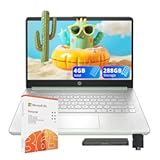 HP 14-inch Ultra Light Laptop W&sol;1 Year Office 365&AI-Copilot&comma; Intel Processor N150&comma; 4GB RAM&comma; 288GB Storage &lpar;128GB UFS &plus; 160GB Docking Set&rpar;&comma; Long Battery Life&comma; HD Camera&comma; Wi-Fi 6&comma; Windows 11s&comma; Green