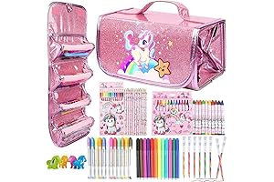 Beefunny Unicorn Fruit Scented Washable Markers Set 45 pcs
