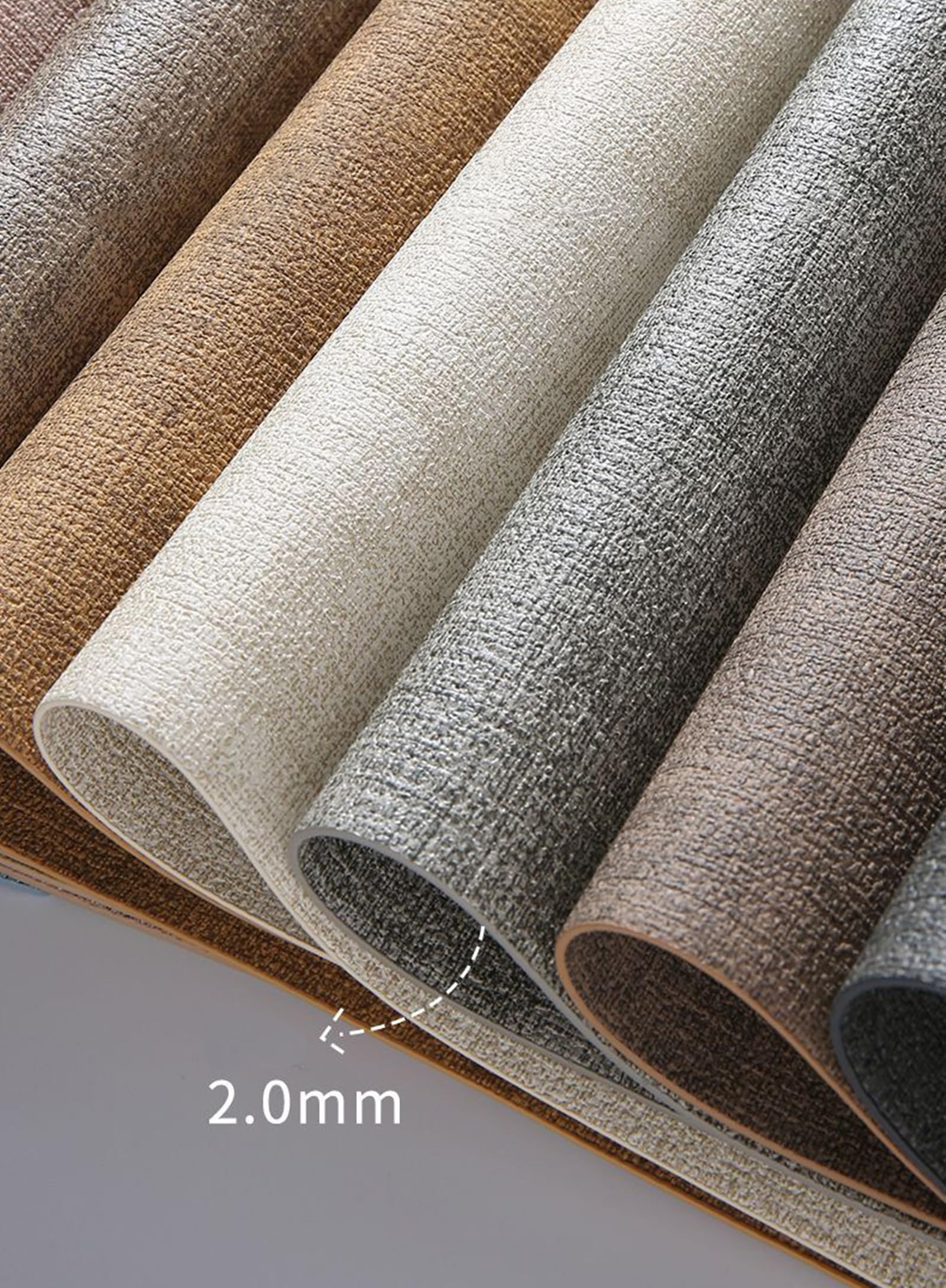 Tischset 6 Stück, Platzset aus Leder Abwaschbar Schwarz Fächerförmige, Platzdeckchen für Esstische Fest 30x49 cm