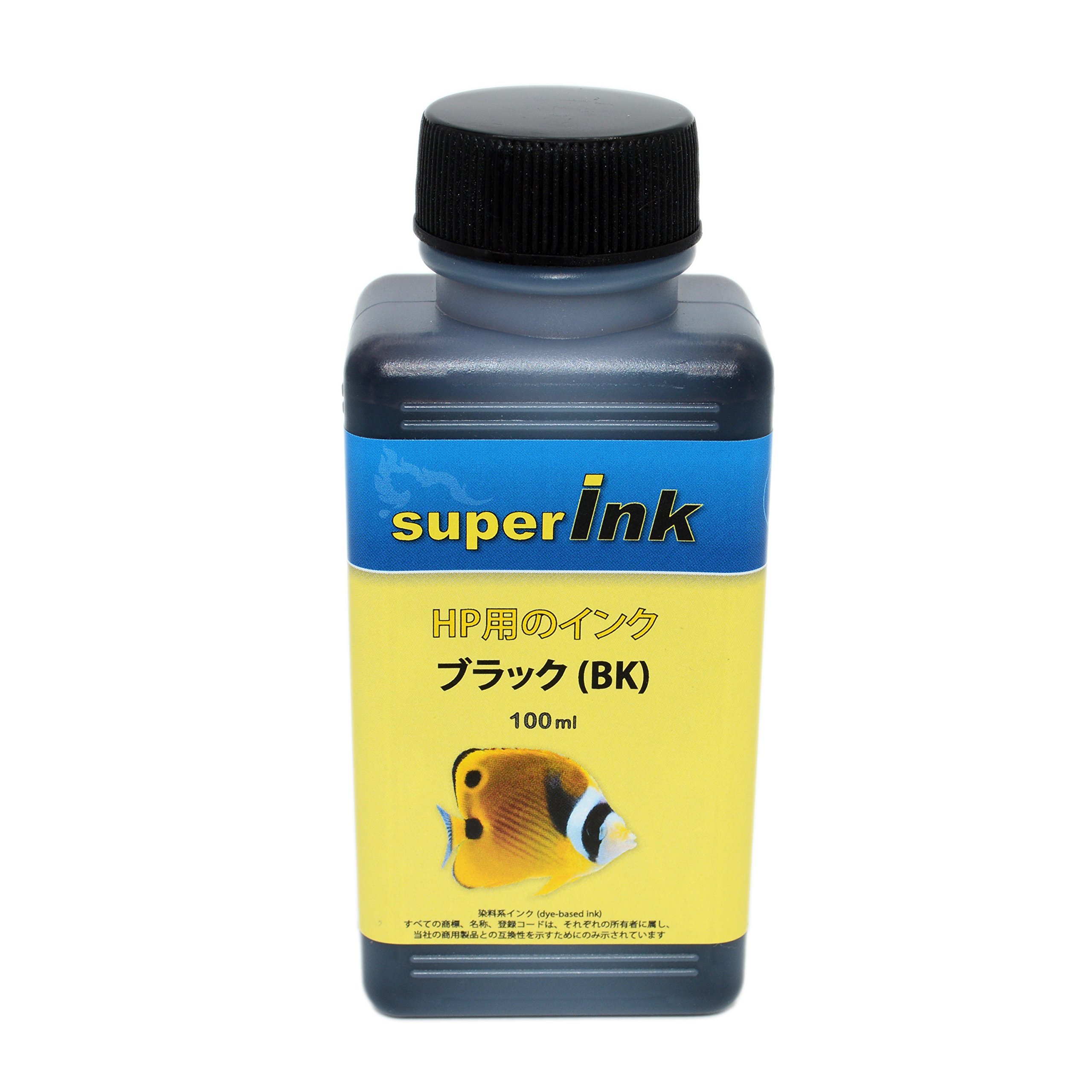 (未使用･未開封品)HP用 ブラック （顔料） 詰め替え 互換インク superInk 100ml （全機種対応） + 手袋1組 + 10ml注入器 + 針 + キャップ Amazon.co.jp: HP用 ブラック （染料） 詰め替え 互換インク