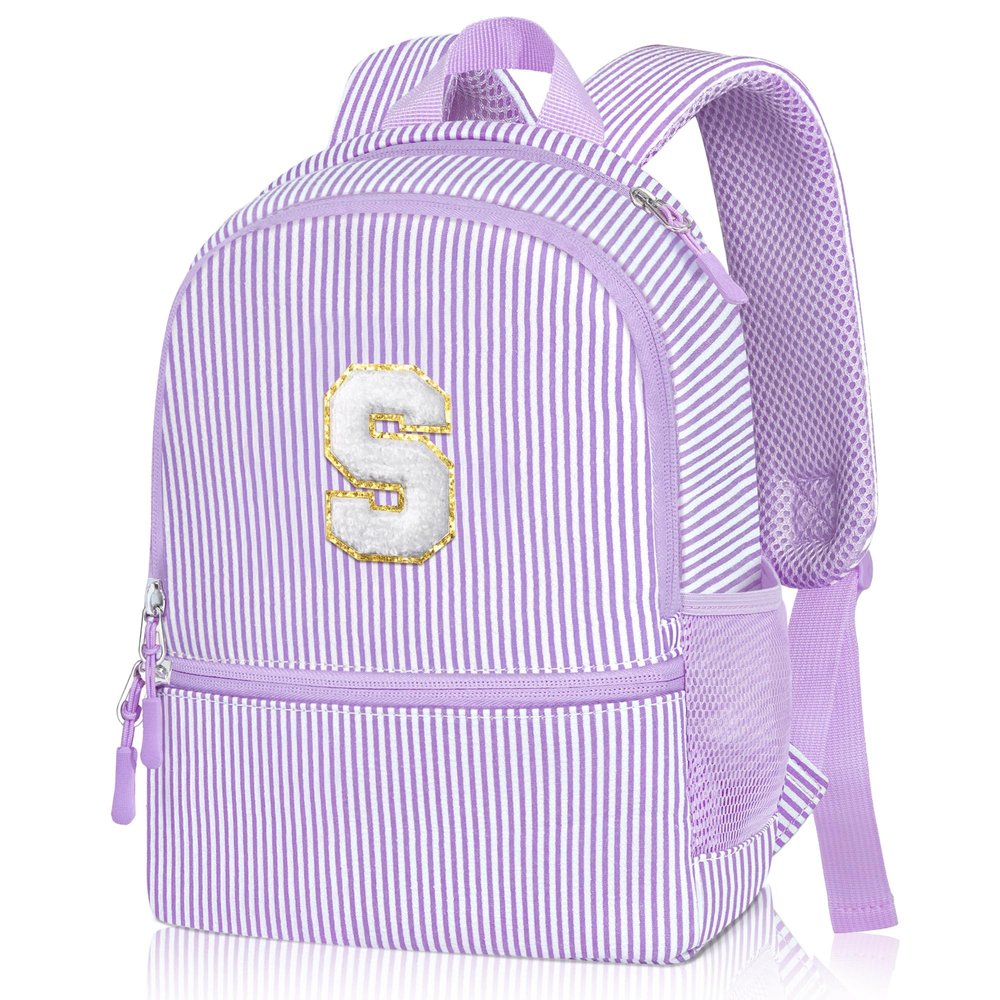 YOOLIFE Personalized Gifts Initial Birthday Gift Backpack Gift For Daughter Gifts For Sister Personalized Backpack Purple S