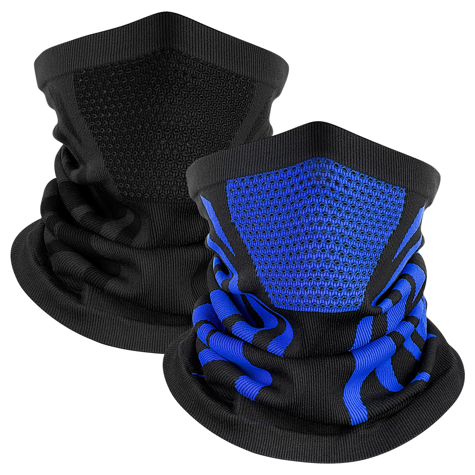 Cache Cou Elastique Et Manchon Bras Set, Tour De Cou Coupe-Vent, Respirant Snood à Séchage Rapide, Anti-UV Protection UPF 50+ Manchette Protection Bras Manche De Bras Respirante, Pour Moto, Cyclisme