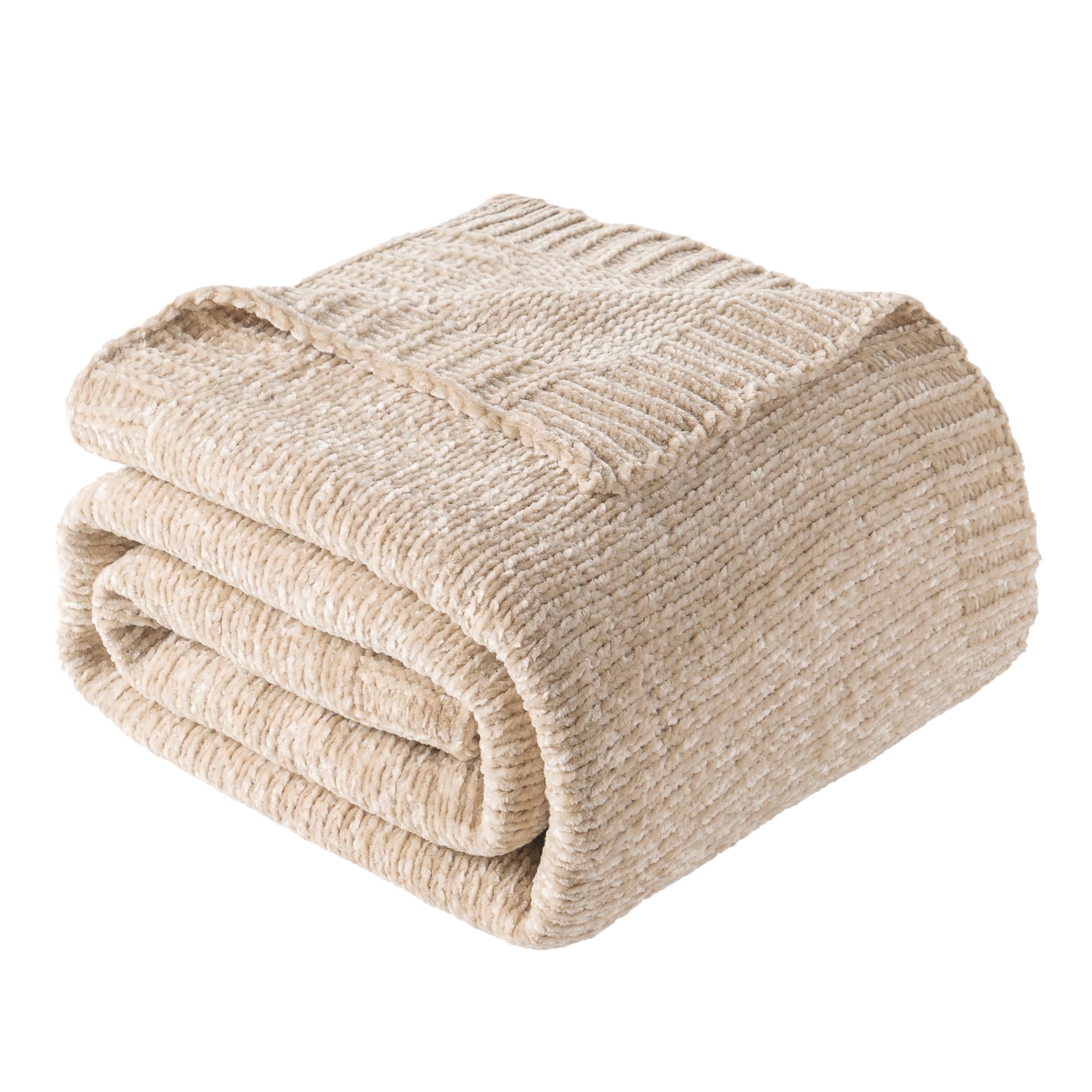 Battilo Home Knit Throw Blanket Couch...