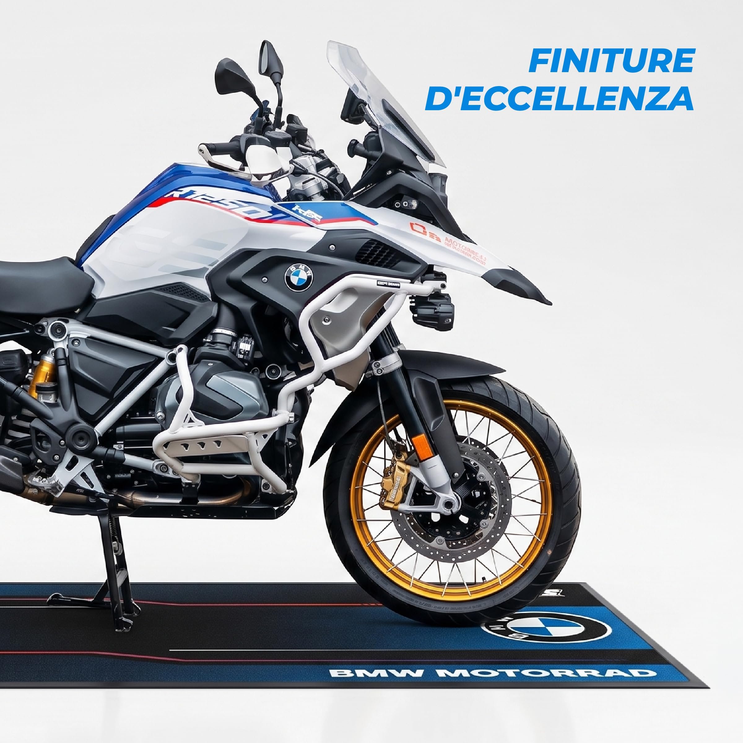 Tappeto Moto SIXTEN 95x200 - Tappeto Ambientale Moto - per i Paddock e il Garage - Lavabile ed Ecologico