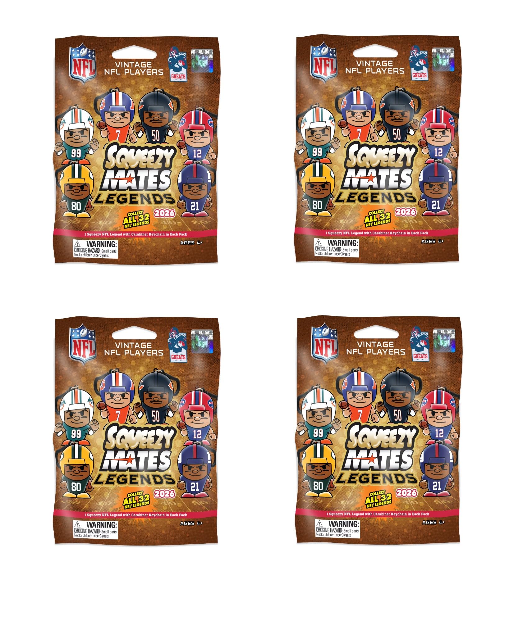 Amazon.com: Party Animal 2026 NFL Legends Series 3 Squeezymates