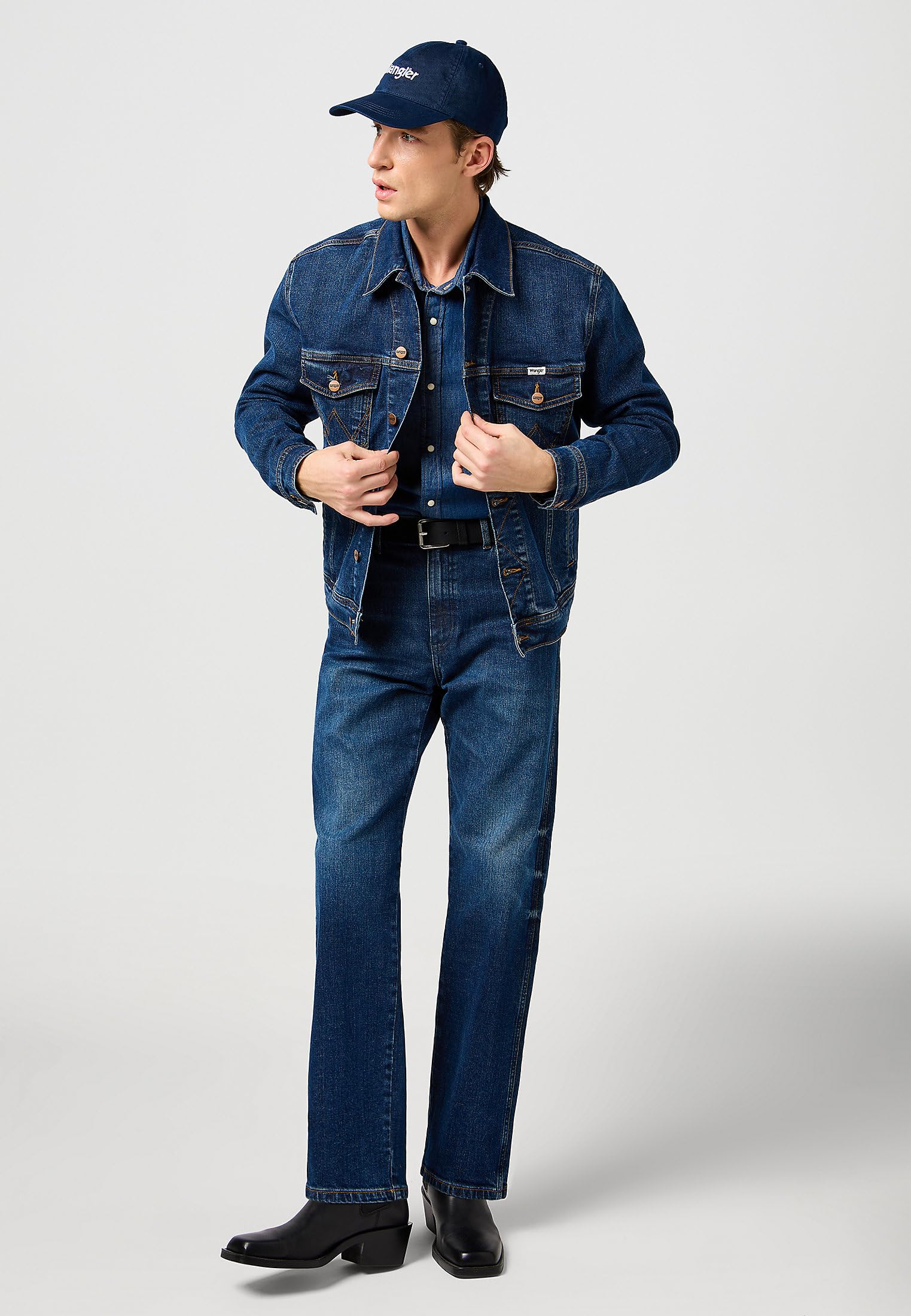 Wrangler Męska kurtka klasyczna, Meadow Haze, XXL