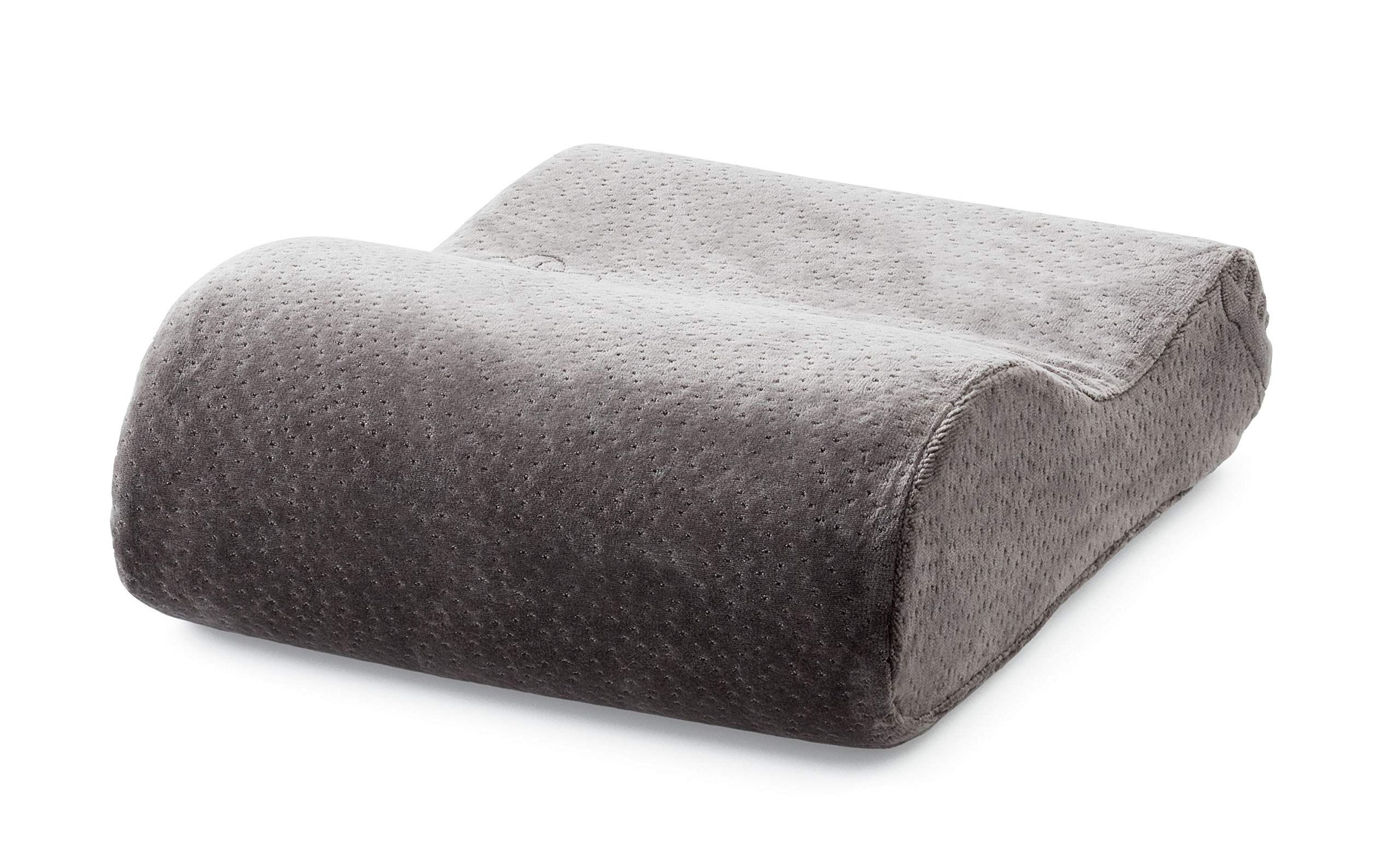 TEMPUR Reisekissen Memory Foam, ergonomisches Reise-Nackenkissen inkl. Tragetasche, Anthrazit, Größe 25 x 31 x 10/7 cm & Transit Reisehalsband, Creme/weiß, 30 x 28 x 1 cm