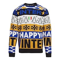 Inter – Maglione di Natale Edizione 2024 Ufficiale Unisex-Adulto, Festeggia l’inverno con Stile nerazzurro! Ottima Idea Regalo, per i Veri Tifosi Nerazzurri.
