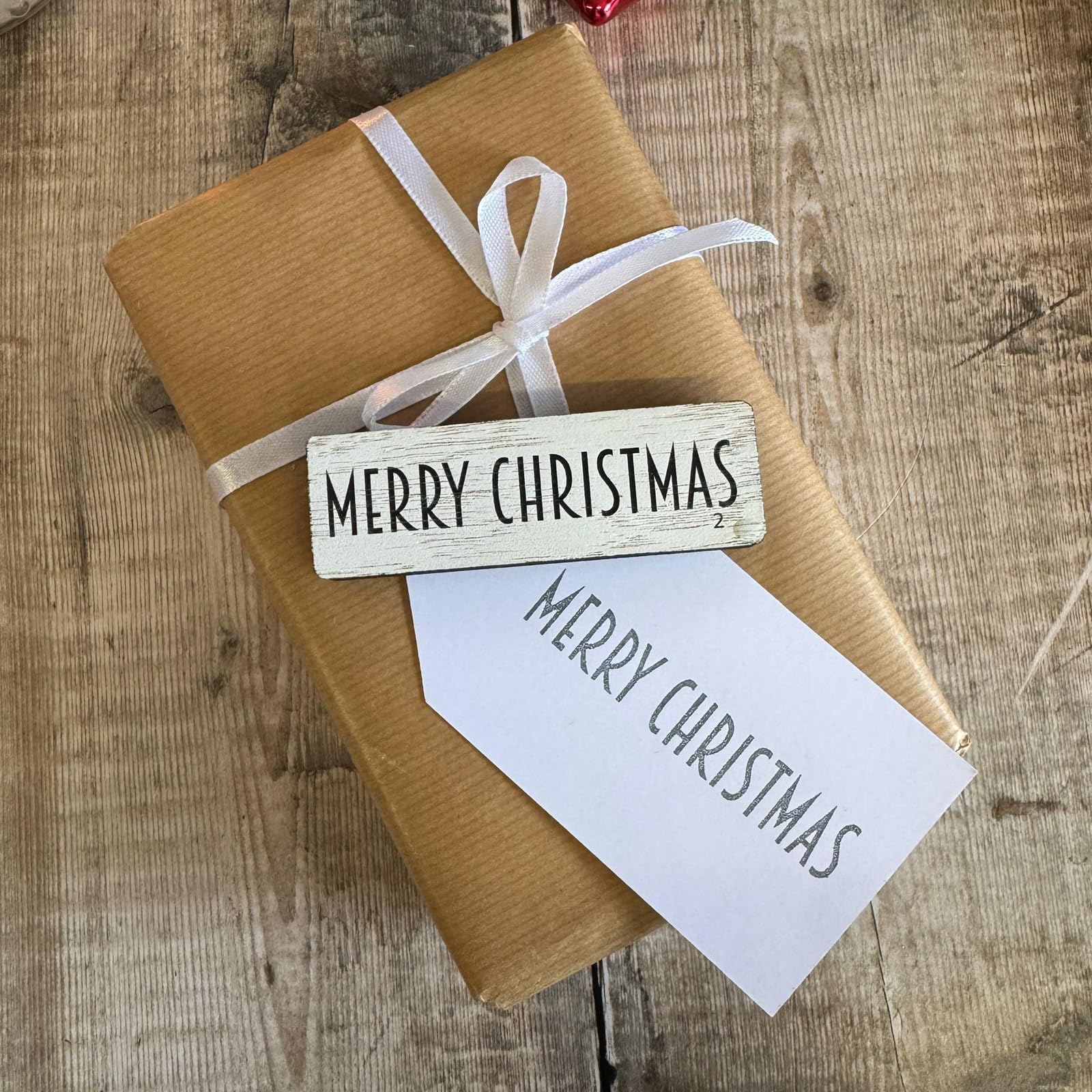 Large Merry Christmas Rubber Stamp – Holiday Crafting, DIY Cards, Scrapbooking, Gift Tags, Festive Paper Crafts