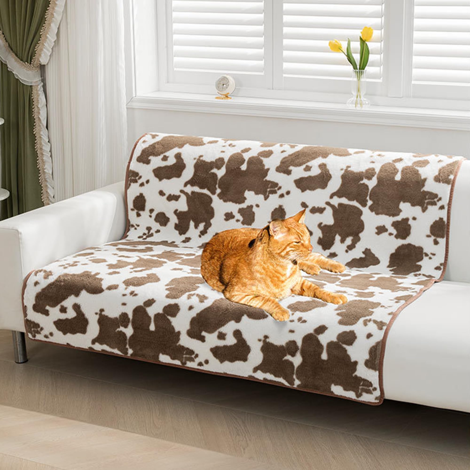 Paquete de 2 mantas grandes para cama de perro, manta calmante para gatos, manta suave para perros y gatos, lavable a máquina, manta para mascotas (2 unidades, 150 x 90 cm)