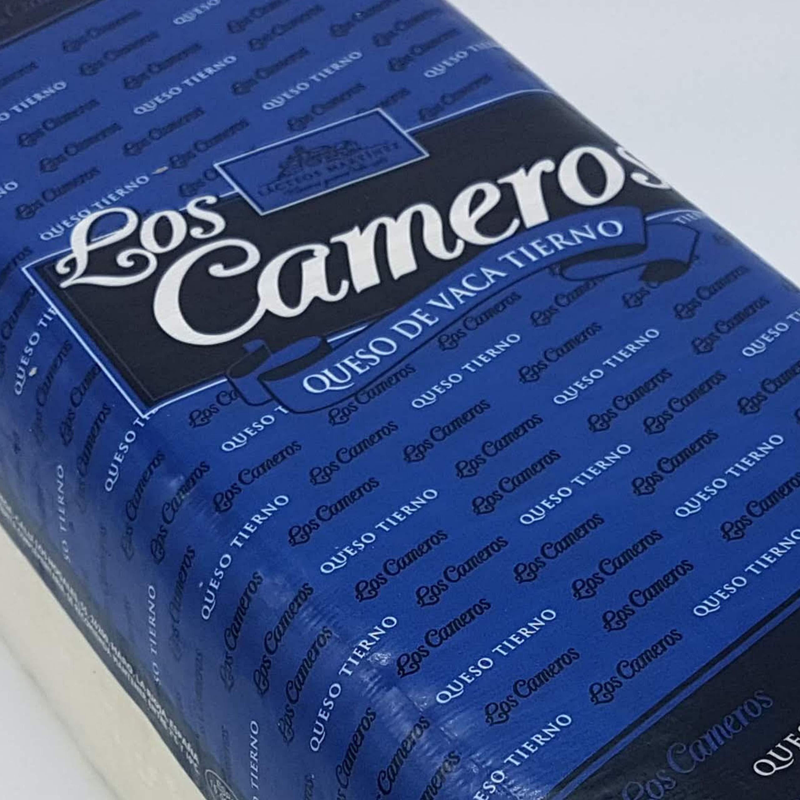 Queso de Vaca Tierno - Queso en Barra Los Cameros - Peso Aproximado 3.3 kilogramos - Queso Elaborado con Leche Pasteurizada de Vaca - Queso con todo el sabor de su origen.