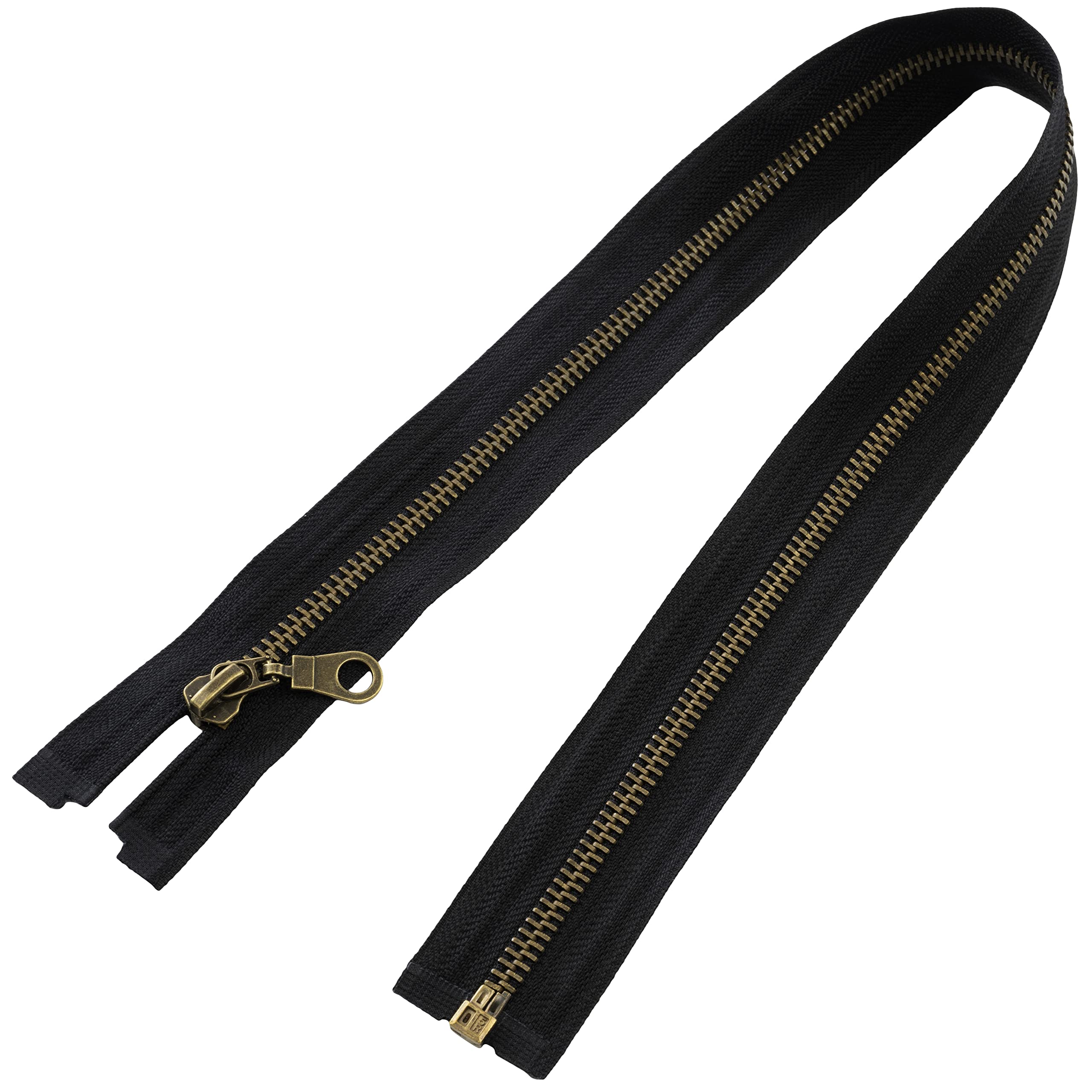 AERZETIX - C64189 - ritssluiting nr. 8-55 cm scheidbaar zelfblokkerende - decoratieve hanger van metaal - kleur zwart en zilver - mesh schuiver korte kleding naaien