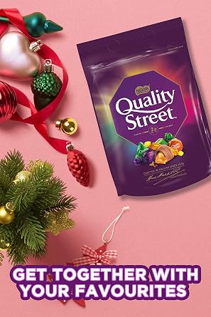 Quality Street Chocolate, Toffees and Cremes Sharing Bag, Chocolate Gift, 382 gr ( Pack of 1)