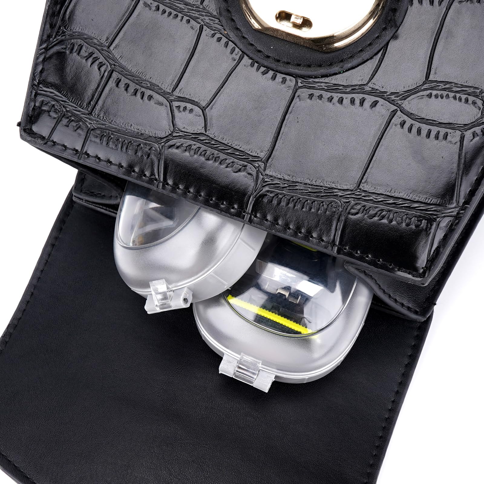 Linkidea 2 szt. etui na maszynkę do golenia, przenośny podróżny ochraniacz na maszynkę do golenia, twardy futerał na ręczny trymer, szary, 17 x 6 x 3.5 cm, Nie