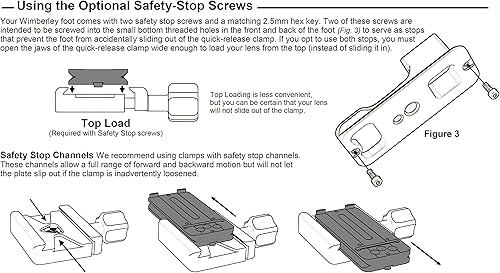Miniatura 20 de Wimberley AP-616 - Pie de lente de repuesto para Sony 600 f4 GM OSS FE - Estilo Arca-Swiss - Fabricado en Estados Unidos