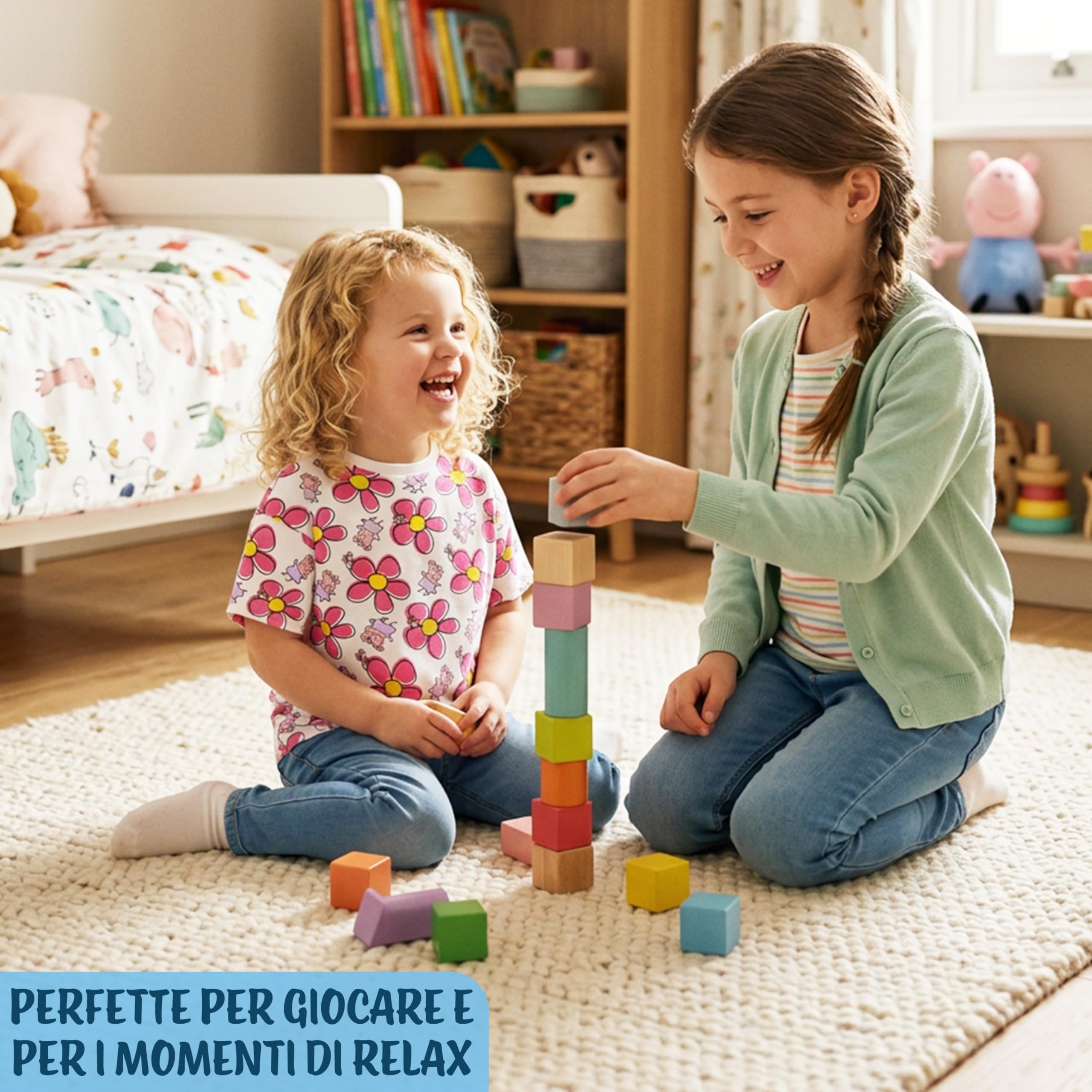 Peppa Pig Magliette Bambina 18 Mesi-5 Anni, Set 3 T-Shirt Cotone Manica Corta, Abbigliamento Bambina Estivo, Idea Regalo Ragazza