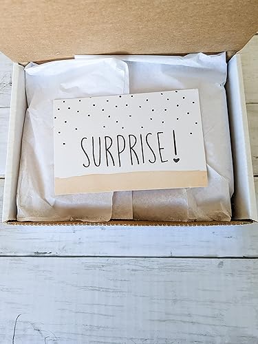 Miniatura 2 de Caja de anuncios de embarazo sorpresa de abuelos, caja única para revelar bebé con divertido mameluco