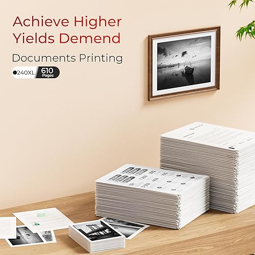 Miniatura 3 de ejet 240XL PG-240 Cartucho de tinta negra remanufacturado para Canon 240XL Cartucho de tinta negra PG-240 XL para impresora Canon Pixma MG3620