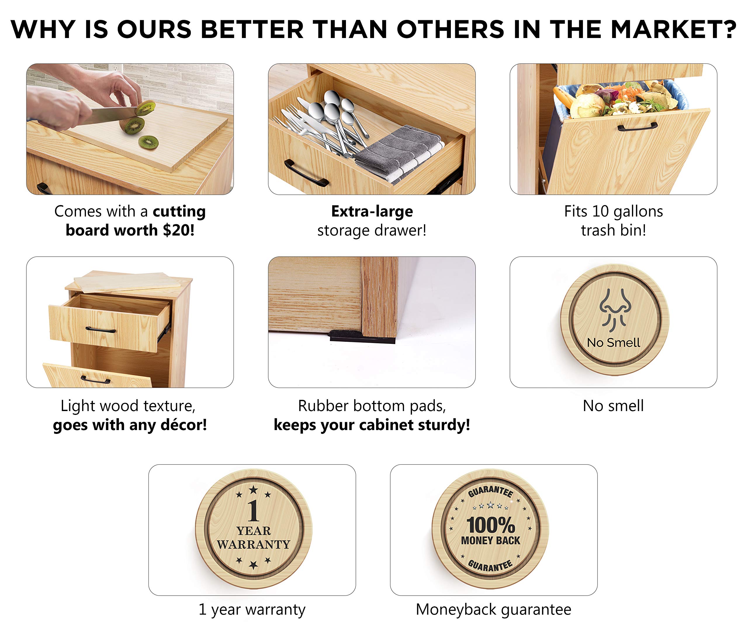 Tilt Out Trash Bin Tilt Out Trash Can Hide Away Kitchen