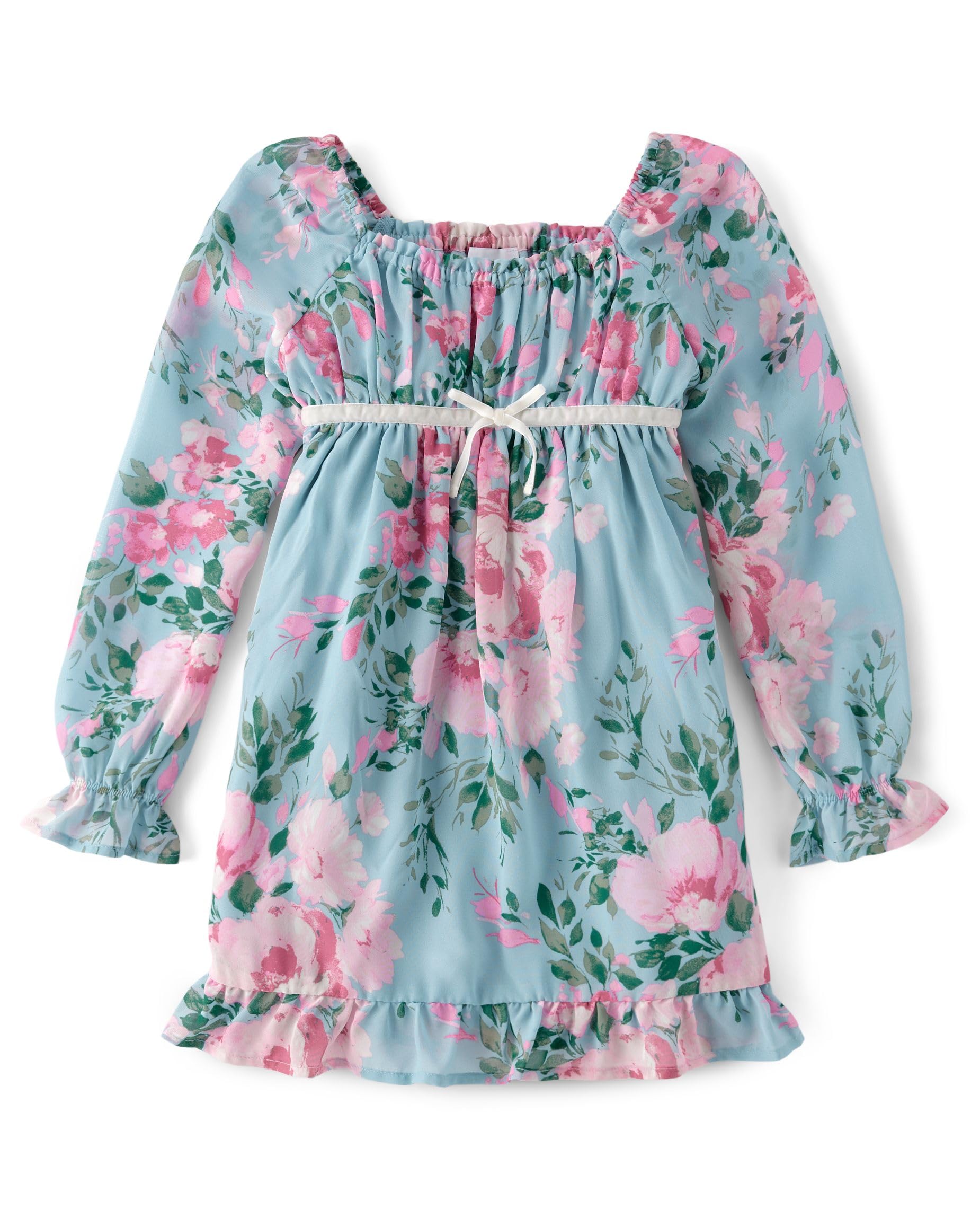 The Children's Place Big Girls' Long Sleeve Casual Dress