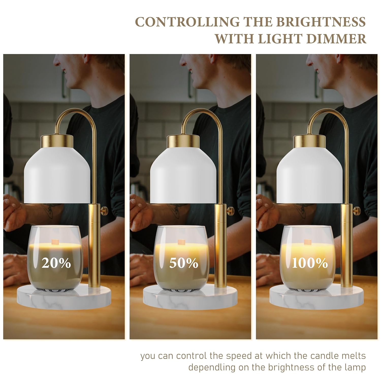 AIKUT Candle Warmer Lamp with Timer & Dimmer - Image 5