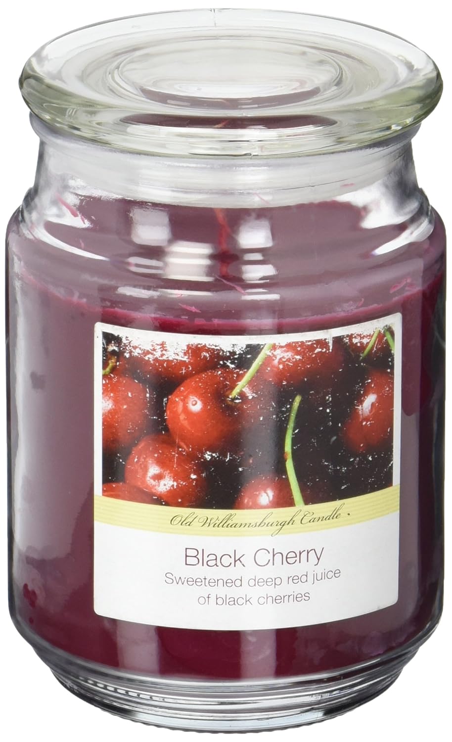 Nicole Home Collection Old Williamsburgh Candle, Black Cherry, 18 oz