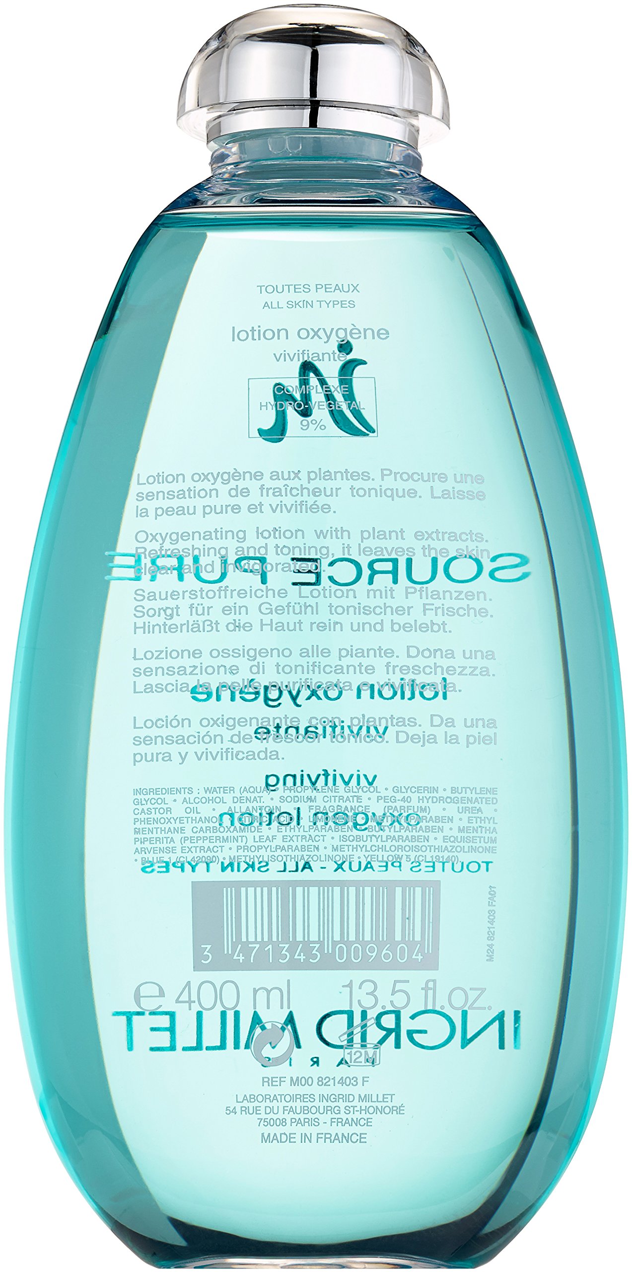 Ingrid Millet Source Pure Lotion Oxygène, Gesichtswasser, 400 ml