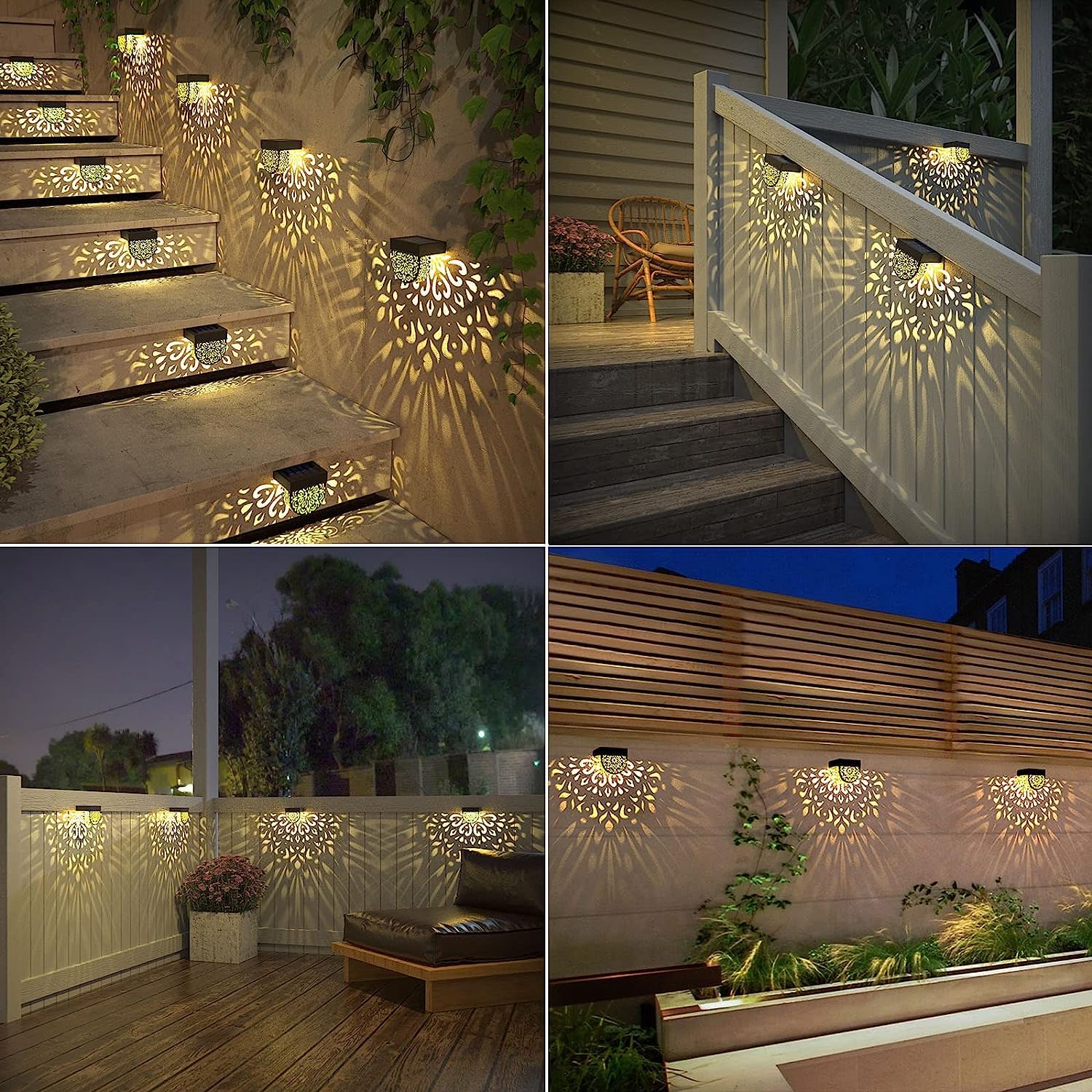 Lifeel Farolillo Solar para Exterior, 6 Unidades, Lámpara LED Decorativa para Jardín, Iluminación Impermeable