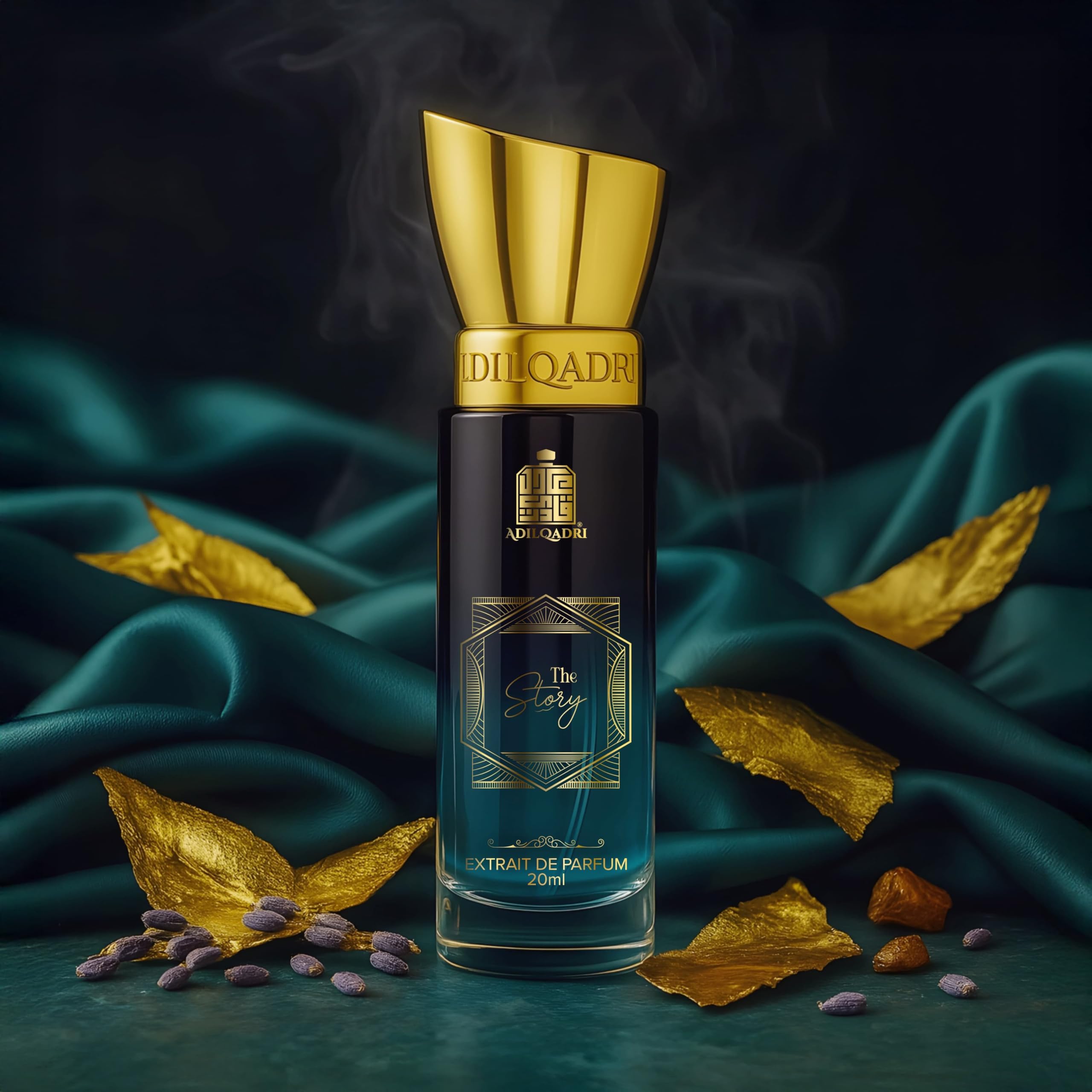 Adilqadri The Story Perfume for Men & Women | French Extrait De Parfum | Pear, Vanilla, Cinnamon & Amber Notes | Long-Lasting Fragrance | Ideal Gift for Him & Her | 20ML