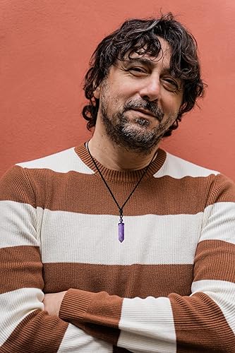 Miniatura 3 de XIANNVXI Collar de cristal para hombres y mujeres, cuerda ajustable, punto hexagonal, curativo, cristal natural, collar con colgante de piedra