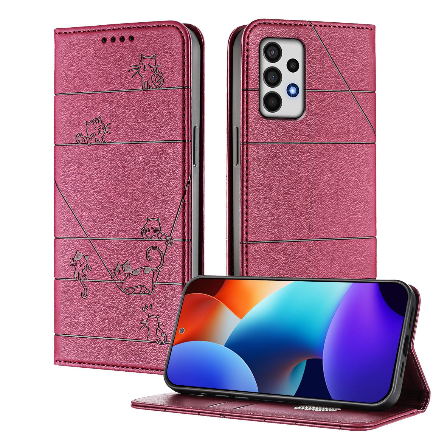 Cover per Xiaomi Redmi Note 13 Pro+ 5G / Note 13 Pro Plus 5G Custodia, Premium Pelle PU Magnetica Portafoglio Cover Custodia compatibile Xiaomi Redmi Note 13 Pro+ 5G / Note 13