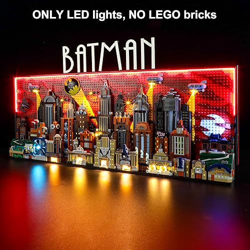 Vista 39 de Vaodest Luz LED para Lego Marvel Nano Gauntlet 76223 Kit de construcción, diseño y configuración compatible con el modelo Lego 76223