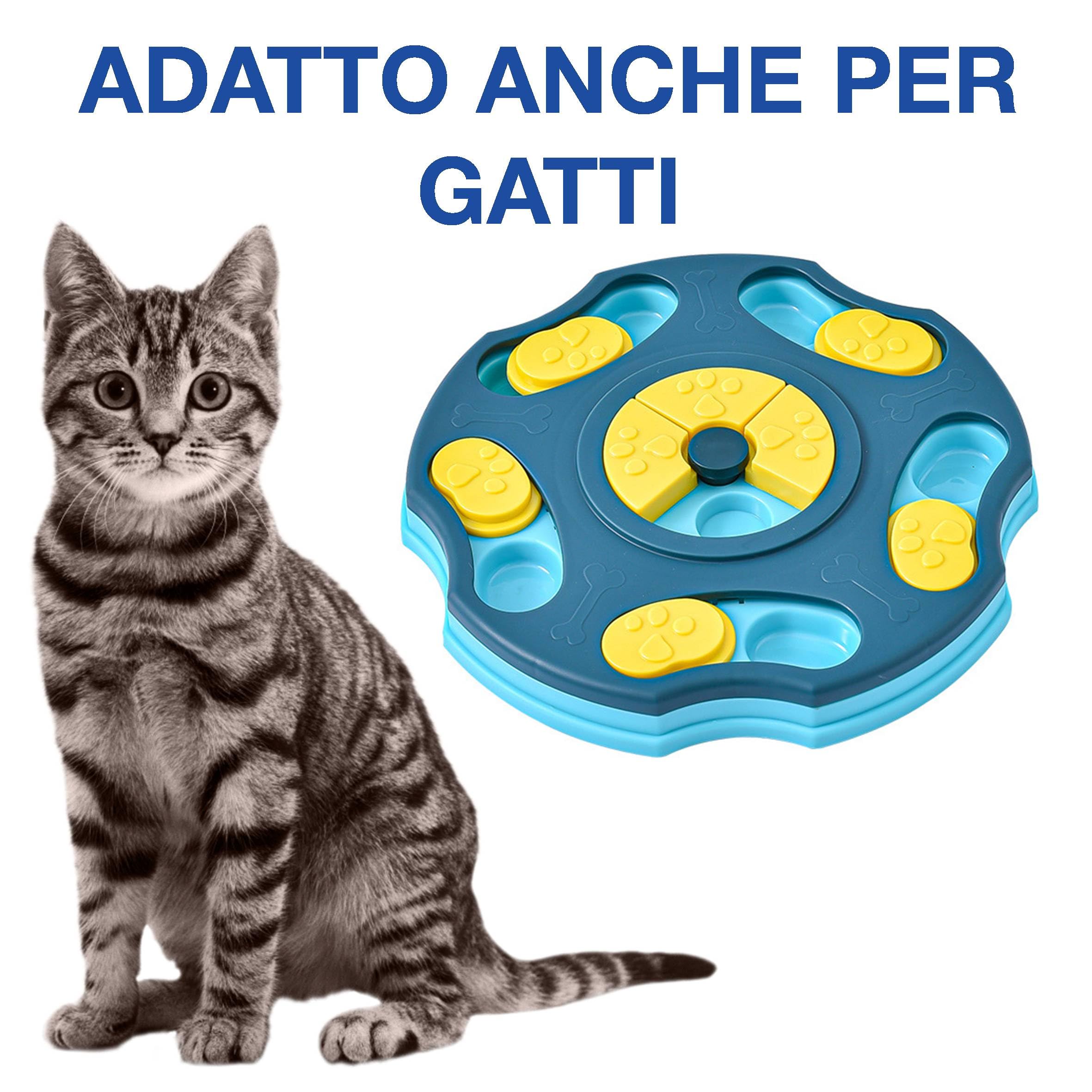 Gioco Interattivo per Cani Cuccioli e Grandi - Stimolazione Mentale, Riduzione della Noia, Miglioramento del Comportamento, Esercizio Fisico - Alimentatore Divertente e Durevole