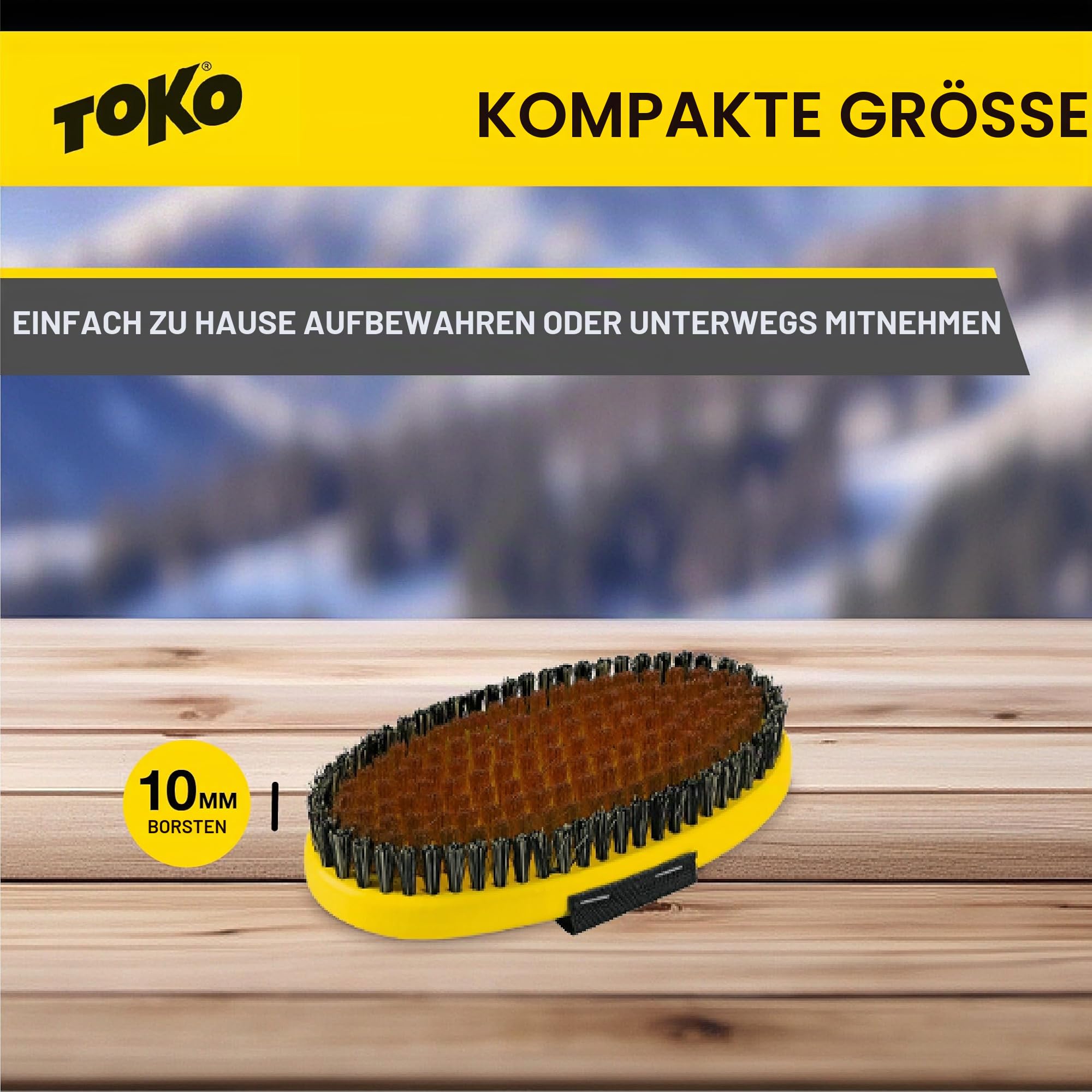 TOKO Base Brush oval Copper, Kupferbürste