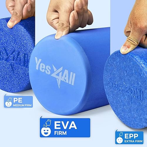 Miniatura 3 de Yes4All Rodillo de espuma firme EVA para espalda, rodillo de espalda redonda para ejercicio, yoga y pilates de 12182436 pulgadas